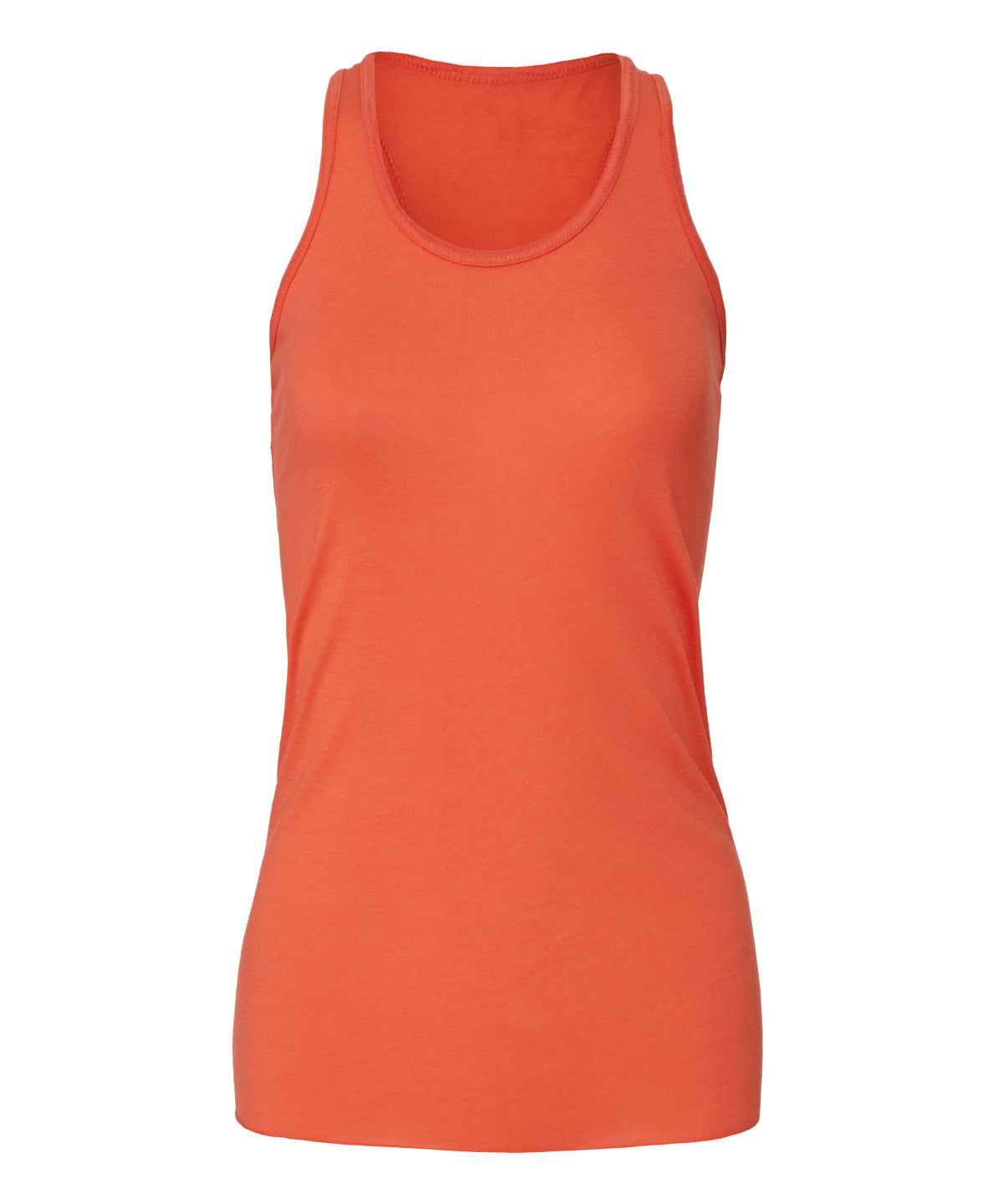 Bella+Canvas Flowy racerback tank top Coral