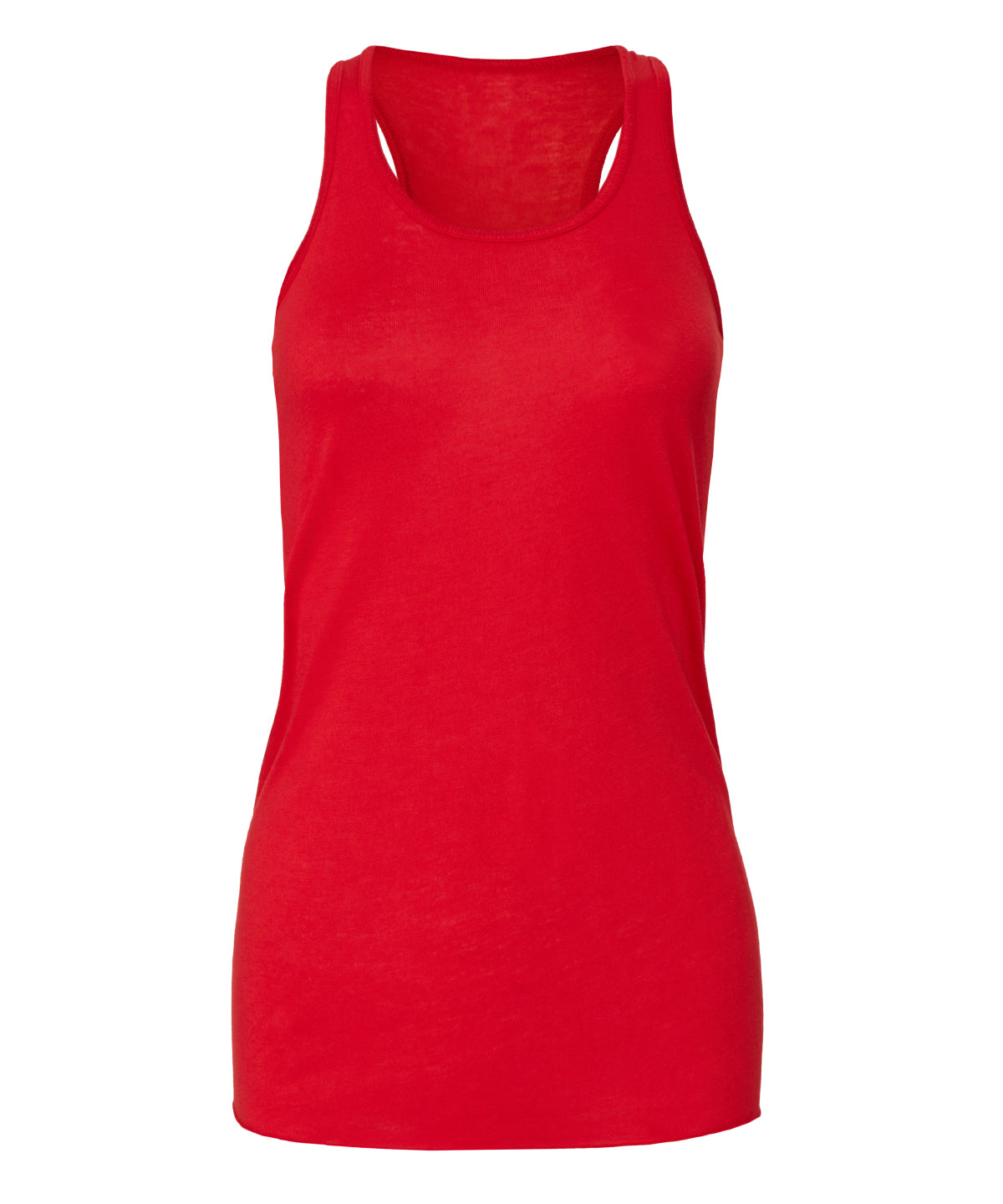 Bella+Canvas Flowy racerback tank top Red