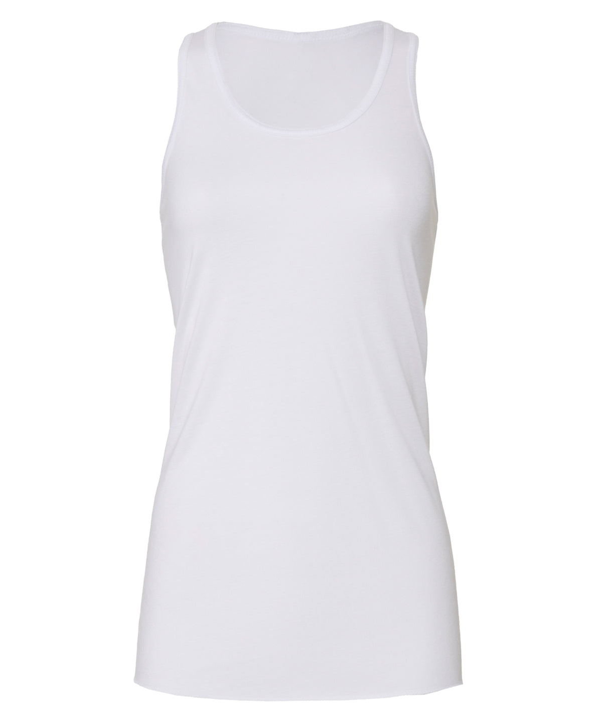Bella+Canvas Flowy racerback tank top White