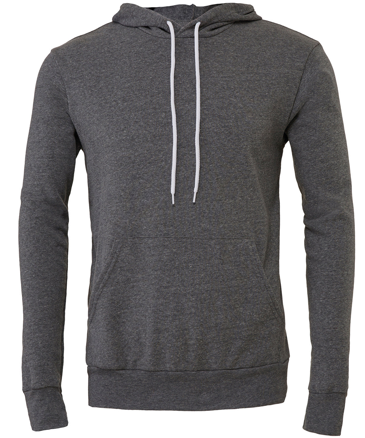 Bella+Canvas Unisex polycotton fleece pullover hoodie Deep Heather