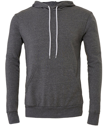 Bella+Canvas Unisex polycotton fleece pullover hoodie Deep Heather