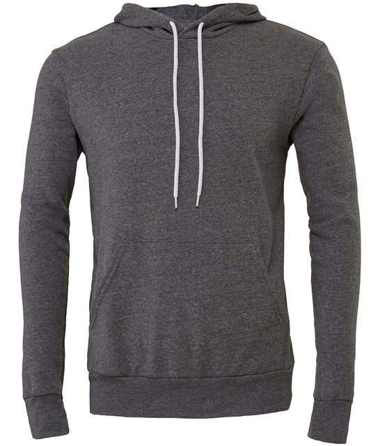 Bella+Canvas Unisex polycotton fleece pullover hoodie Deep Heather