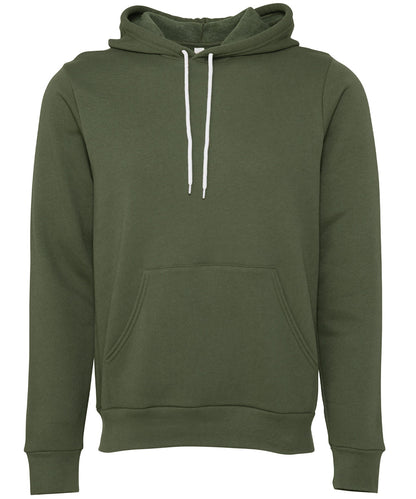 Bella+Canvas Unisex polycotton fleece pullover hoodie Military Green