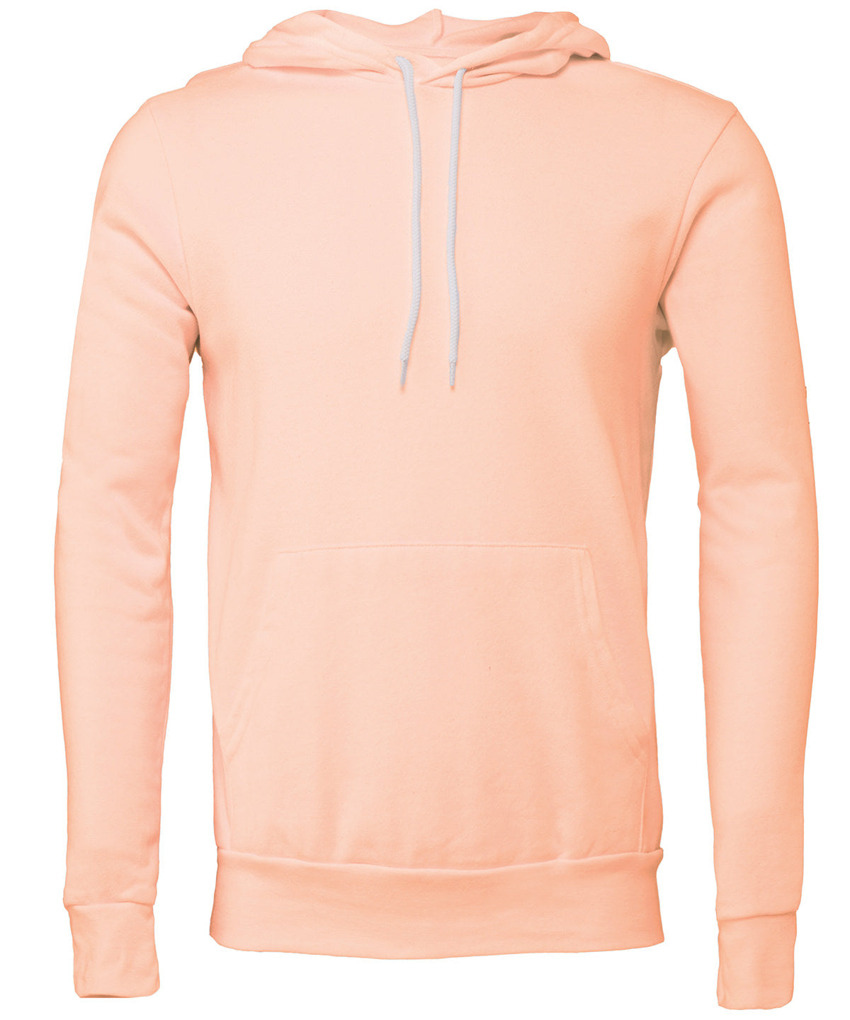 Bella+Canvas Unisex polycotton fleece pullover hoodie Peach