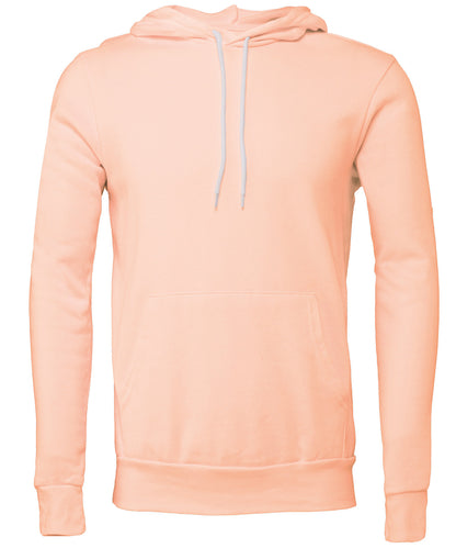 Bella+Canvas Unisex polycotton fleece pullover hoodie Peach