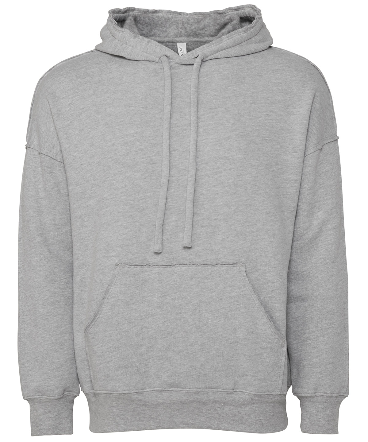 Bella+Canvas Unisex raw-seam hoodie Athletic Heather