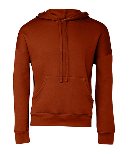 Bella+Canvas Unisex sponge fleece pullover DTM hoodie Brick