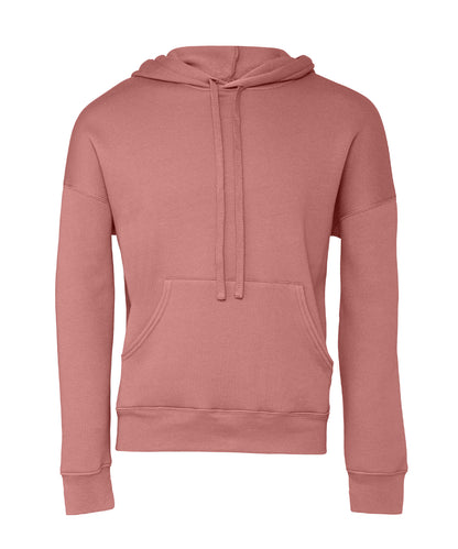 Bella+Canvas Unisex sponge fleece pullover DTM hoodie Mauve