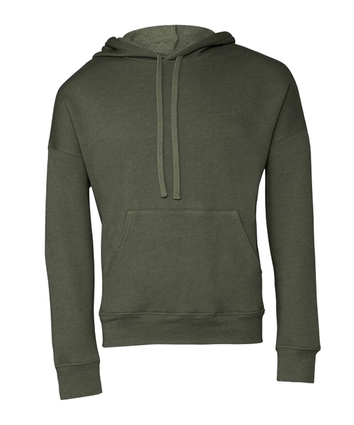Bella+Canvas Unisex sponge fleece pullover DTM hoodie Military Green