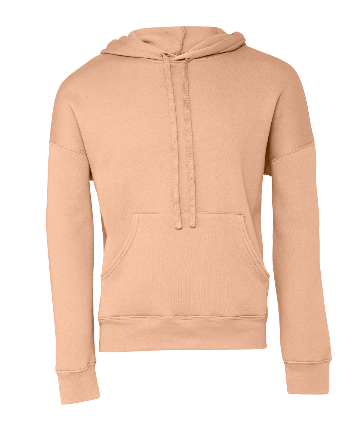 Bella+Canvas Unisex sponge fleece pullover DTM hoodie Peach