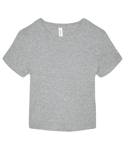 Bella+Canvas Women’s micro rib baby t-shirt Athletic Heather