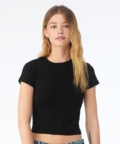 Bella+Canvas Women’s micro rib baby t-shirt Athletic Heather
