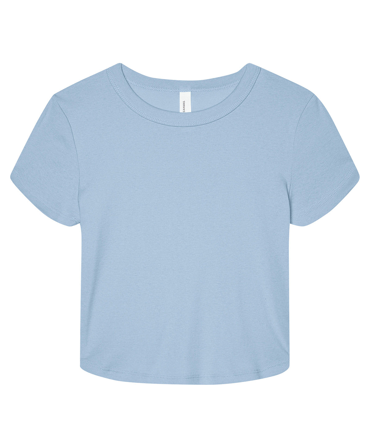 Bella+Canvas Women’s micro rib baby t-shirt Solid Baby Blue Blend