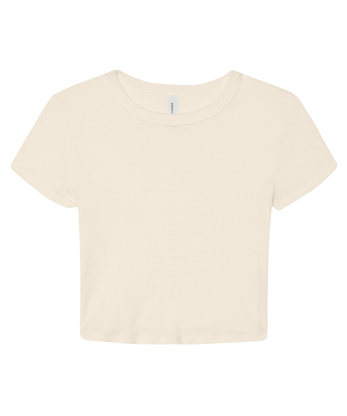 Bella+Canvas Women’s micro rib baby t-shirt Solid Natural Blend