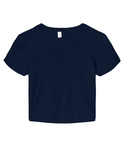Bella+Canvas Women’s micro rib baby t-shirt Solid Navy Blend