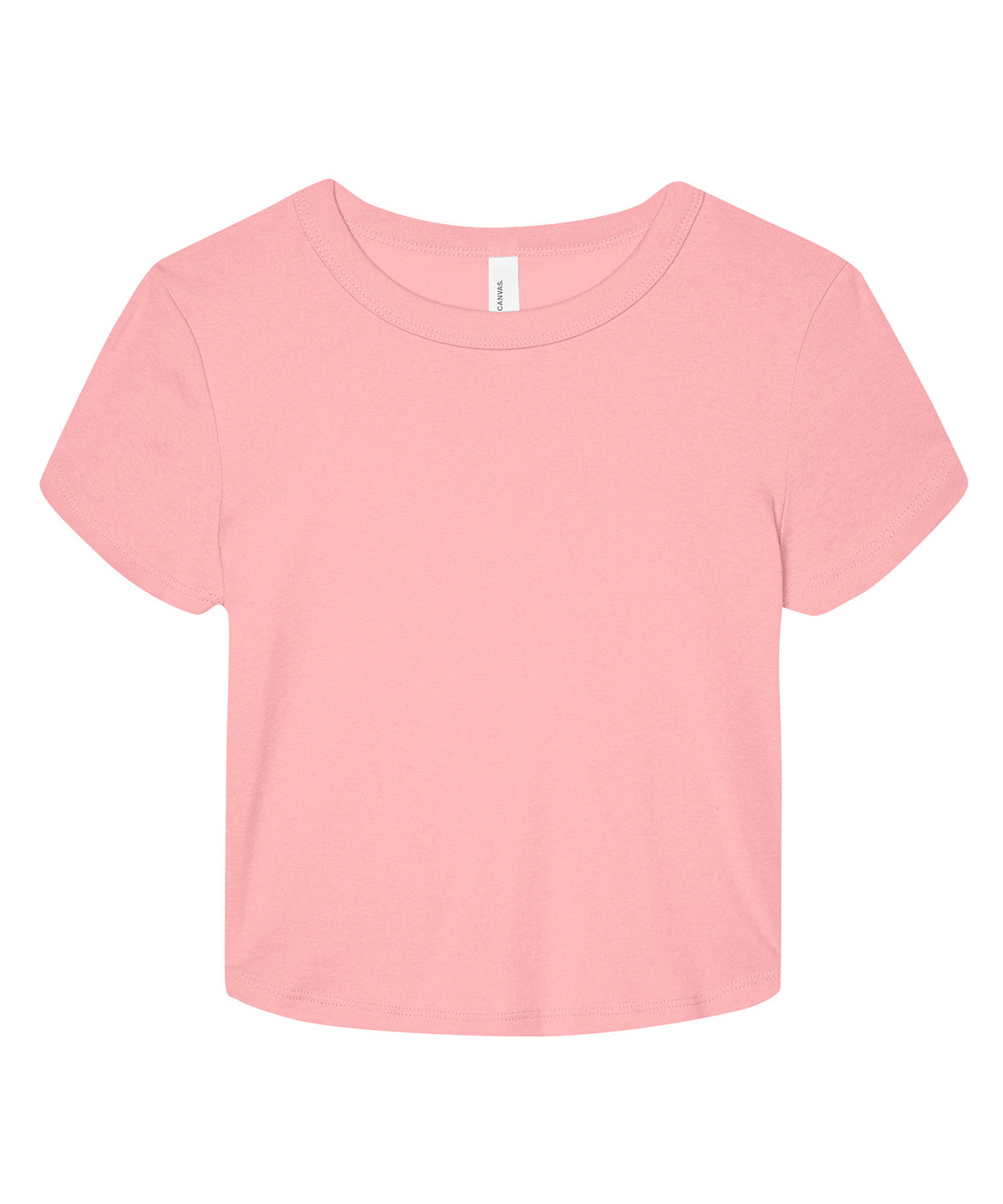 Bella+Canvas Women’s micro rib baby t-shirt Solid Pink Blend