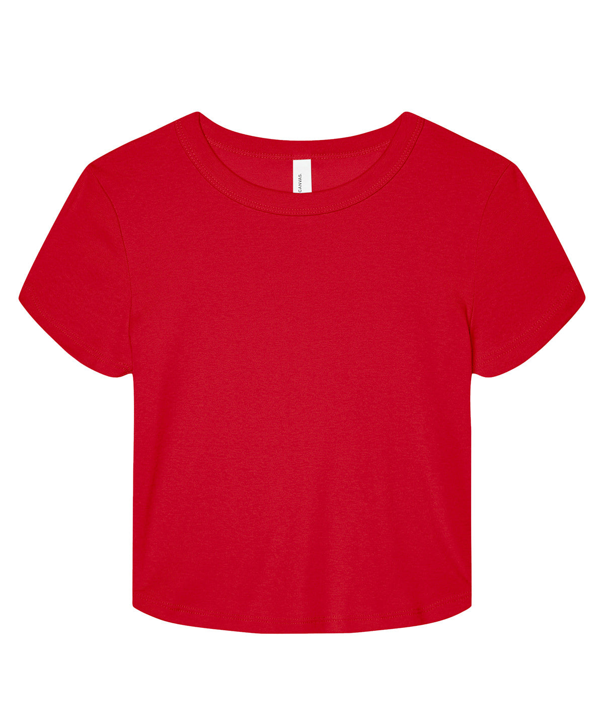 Bella+Canvas Women’s micro rib baby t-shirt Solid Red Blend