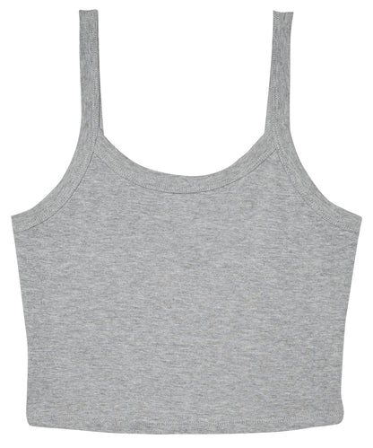 Bella+Canvas Women’s micro rib spaghetti strap tank Athletic Heather