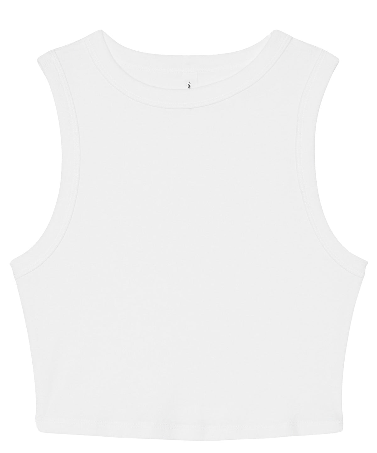 Bella+Canvas Women’s micro rib muscle crop tank Athletic Heather