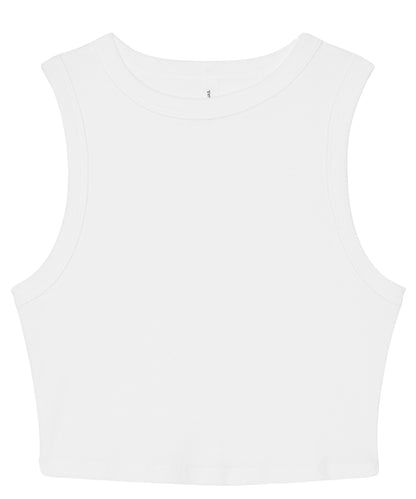 Bella+Canvas Women’s micro rib muscle crop tank Athletic Heather