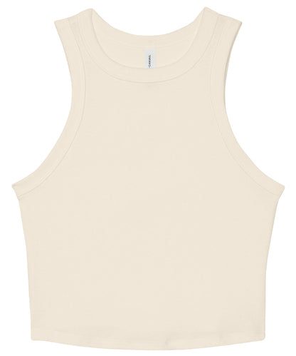 Bella+Canvas Women’s micro rib racer tank Solid Natural Blend