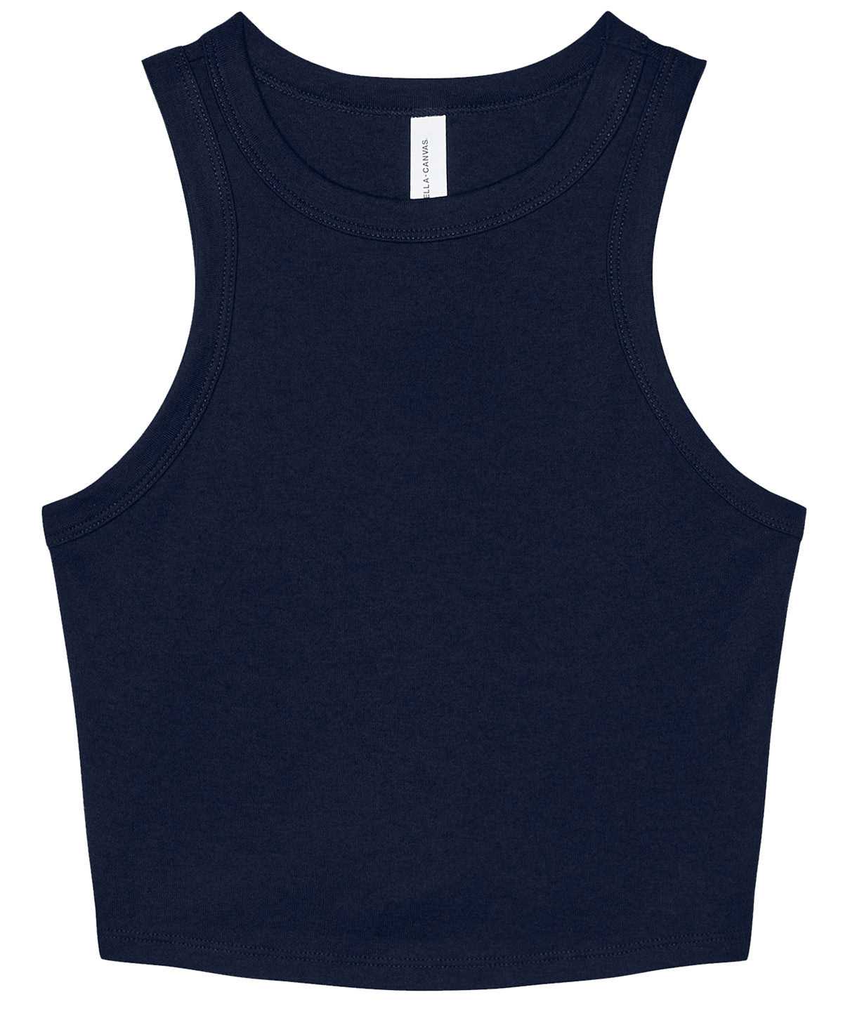 Bella+Canvas Women’s micro rib racer tank Solid Navy Blend