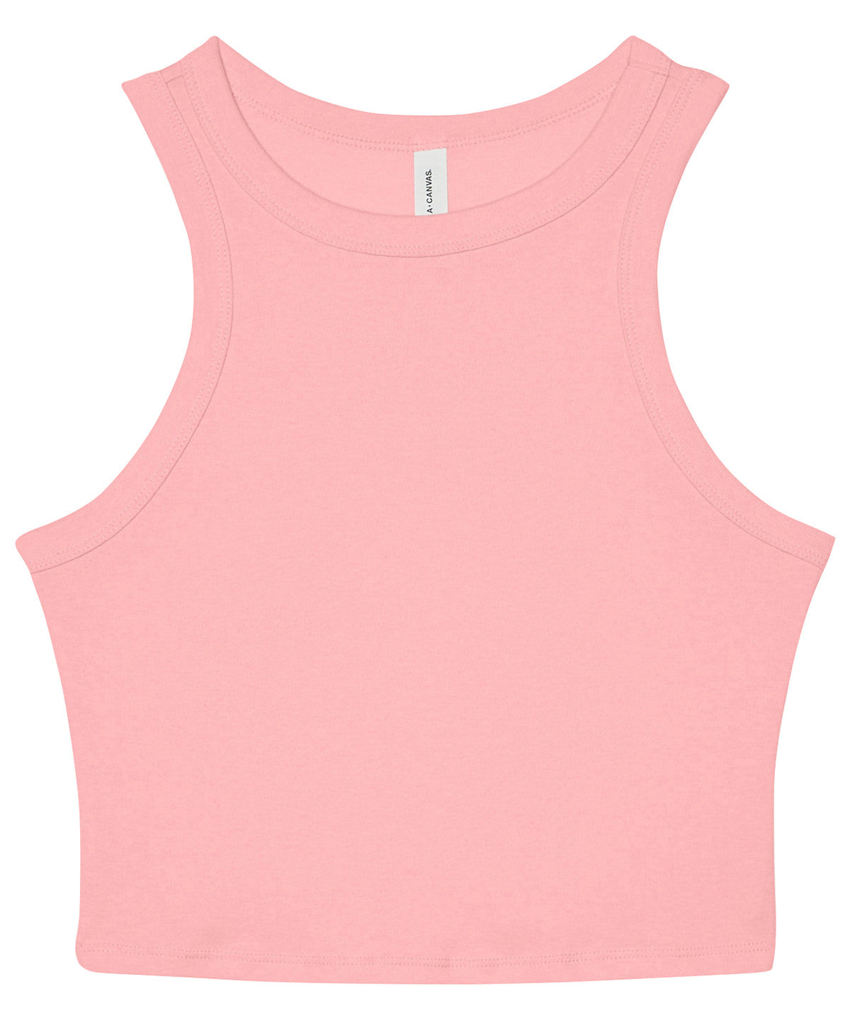 Bella+Canvas Women’s micro rib racer tank Solid Pink Blend