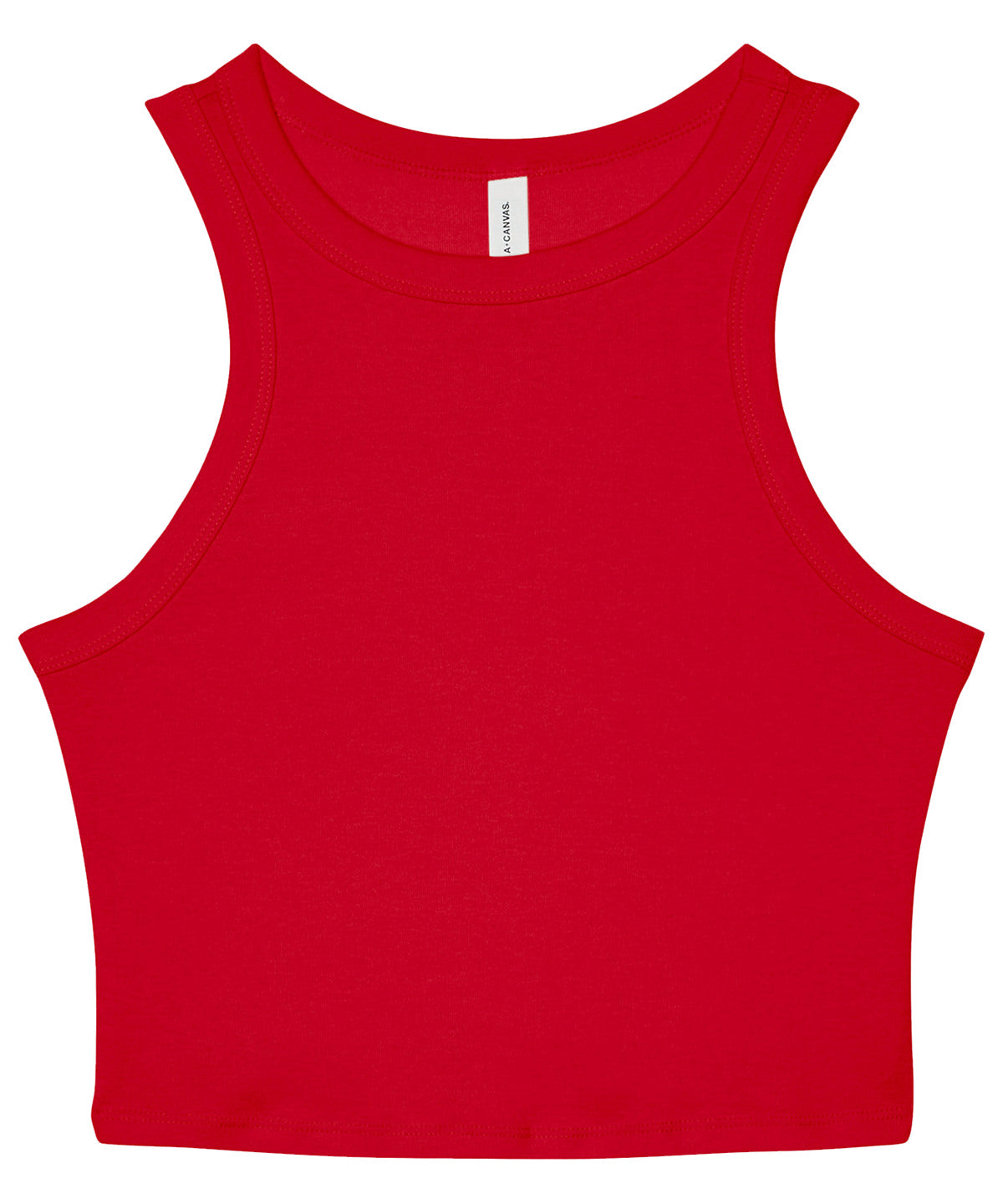 Bella+Canvas Women’s micro rib racer tank Solid Red Blend