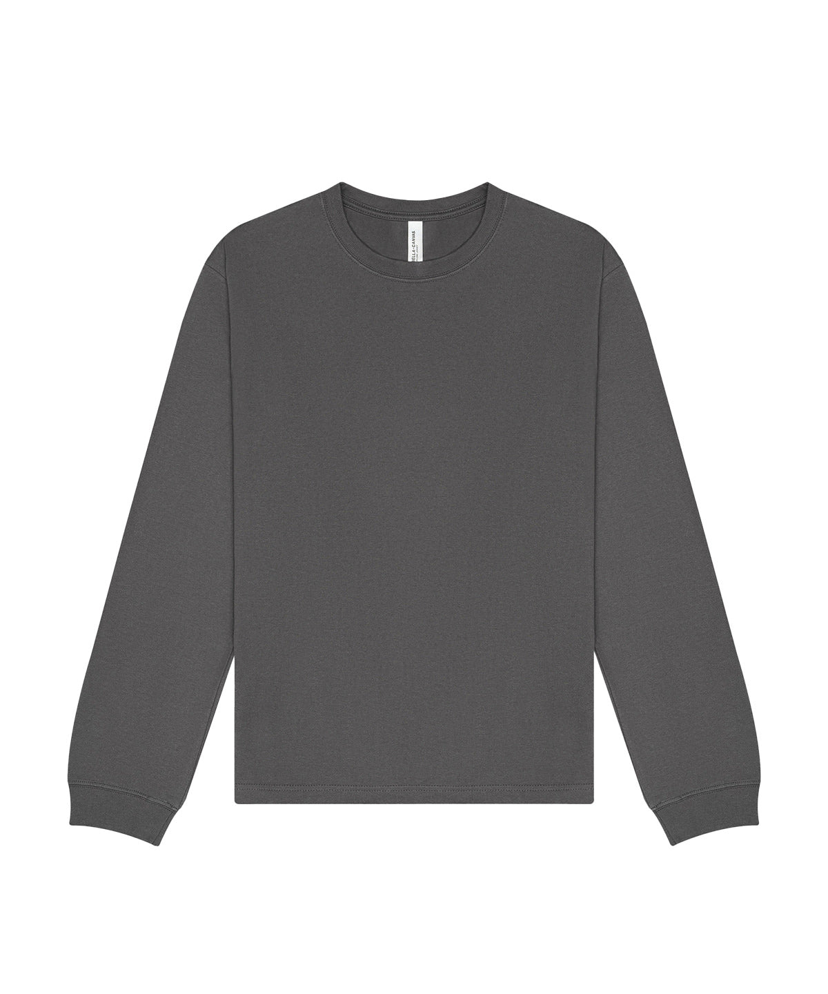Bella+Canvas Unisex long sleeve heavy tee Asphalt