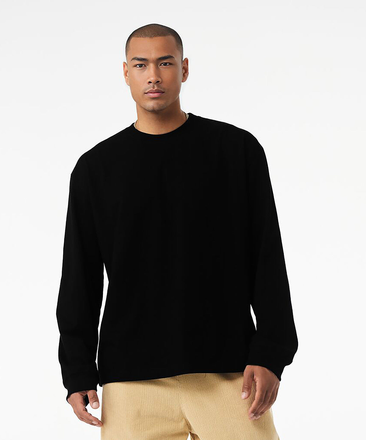 Bella+Canvas Unisex long sleeve heavy tee Asphalt