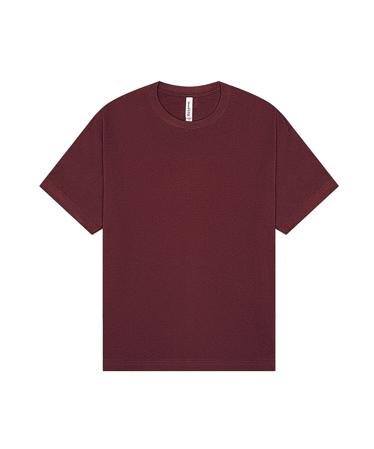 Bella+Canvas Unisex heavy boxy tee Maroon