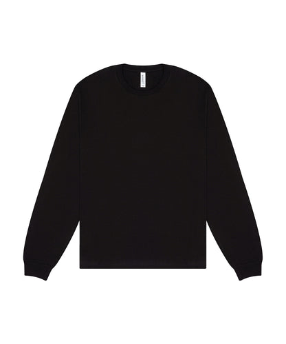 Bella+Canvas Unisex heavy boxy long sleeve tee Black