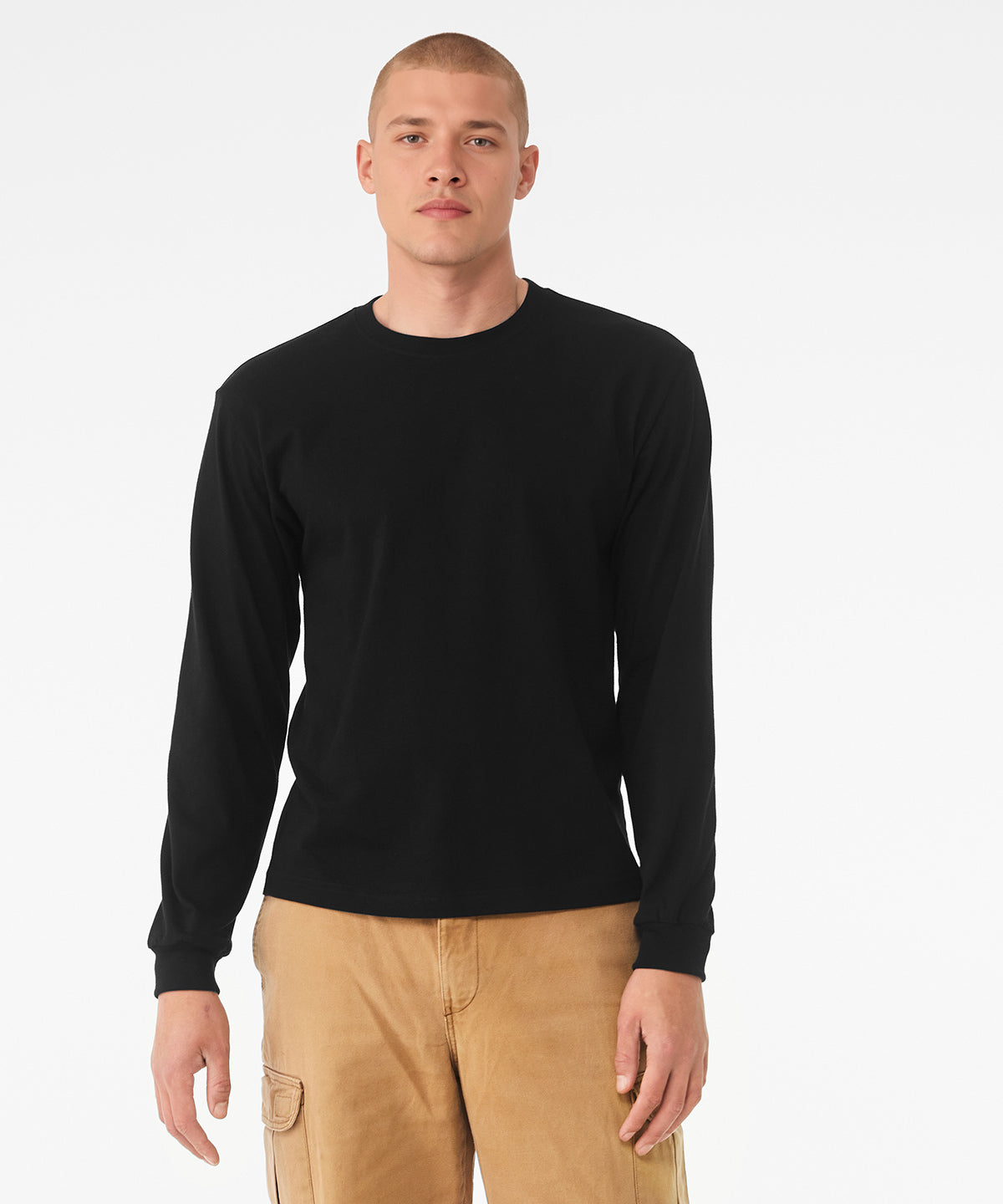 Bella+Canvas Unisex heavy boxy long sleeve tee Athletic Heather