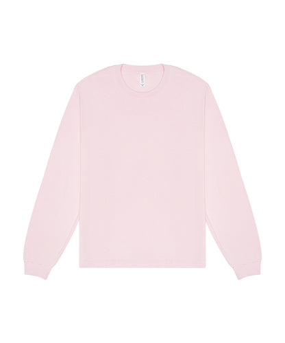 Bella+Canvas Unisex heavy boxy long sleeve tee Soft Pink
