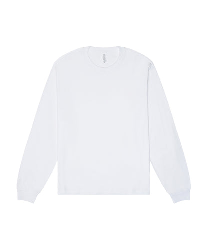 Bella+Canvas Unisex heavy boxy long sleeve tee White