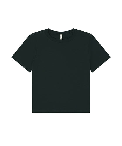Bella+Canvas Women’s heavy boxy tee Forest
