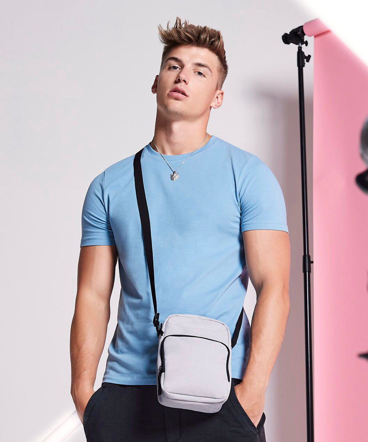 BagBase Across body bag Black