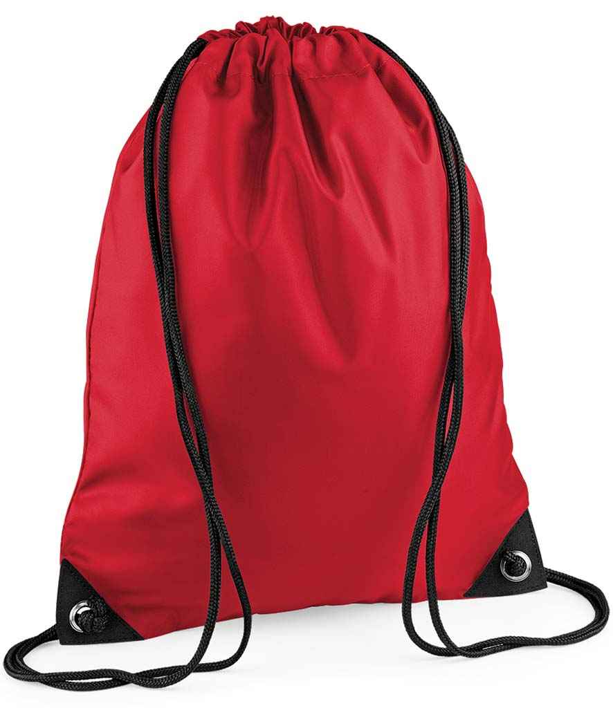 BagBase Premium Gymsac in Classic Red