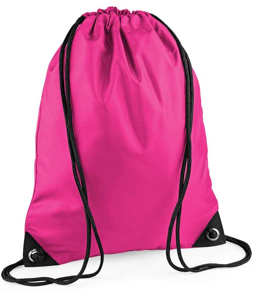 BagBase Premium Gymsac in Fuchsia