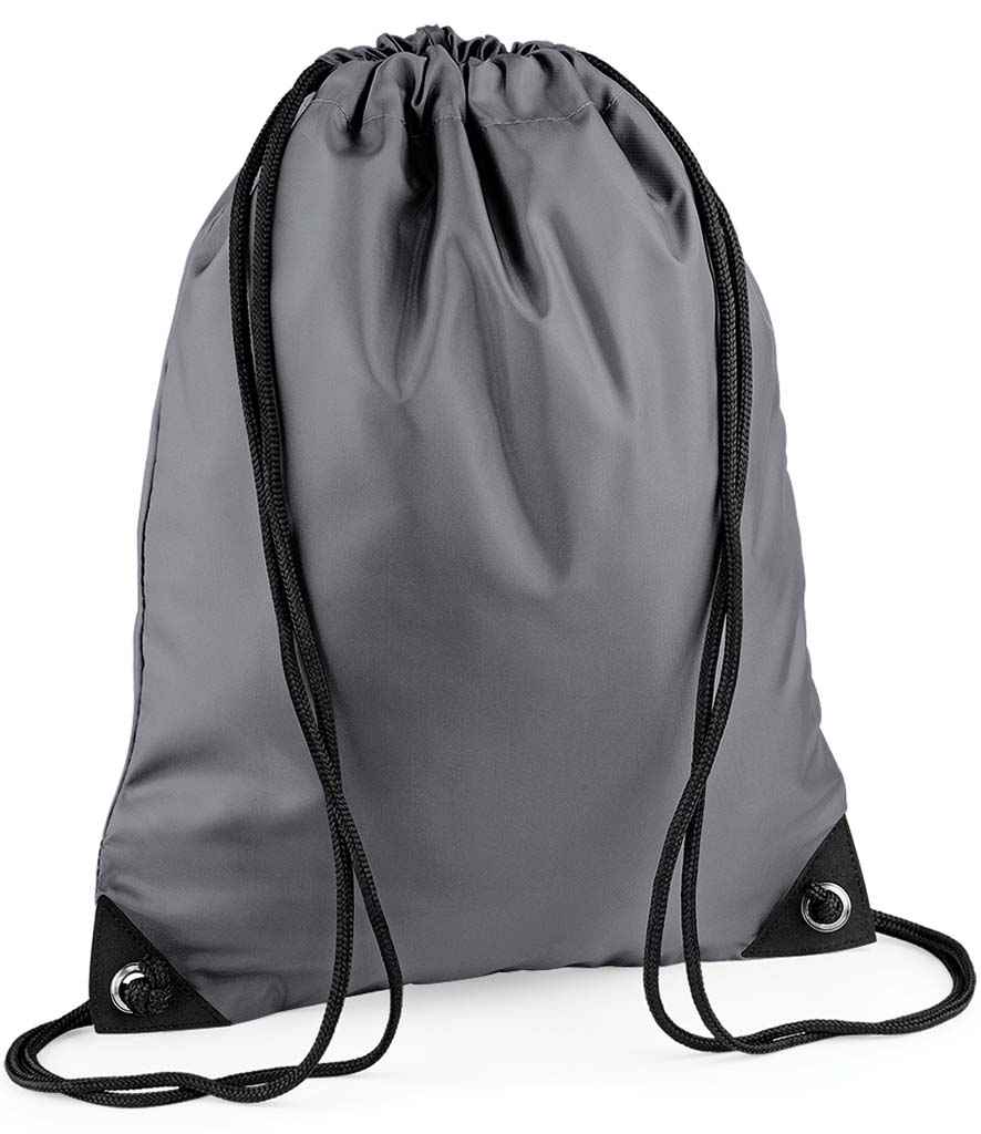 BagBase Premium Gymsac in Graphite Grey