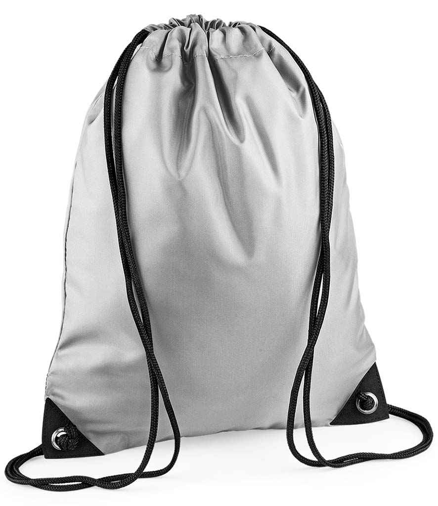 BagBase Premium Gymsac in Silver