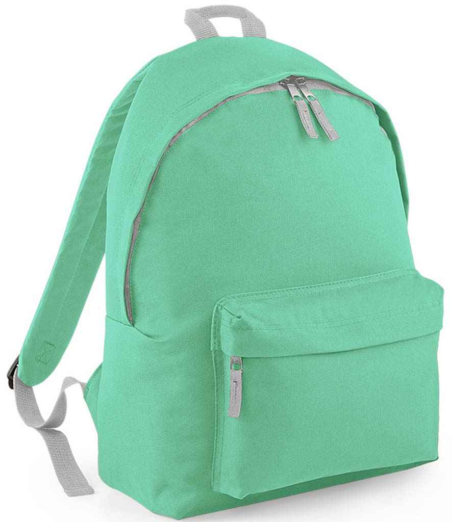 BagBase Original Fashion Backpack in Mint/Light Grey