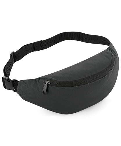 BagBase Reflective belt bag Black Reflective