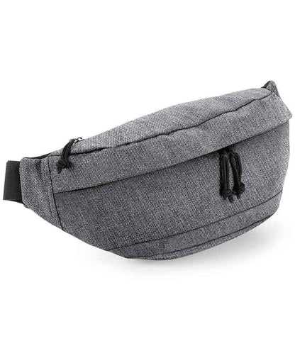 BagBase Oversized Cross Body Bag in Grey Marl