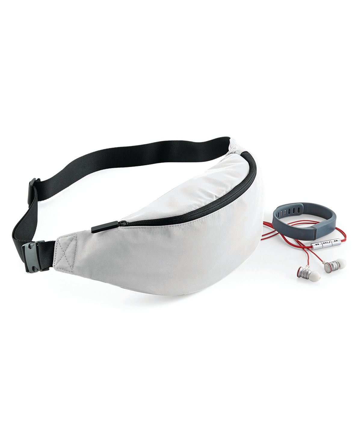 BagBase Studio waistpack Silver