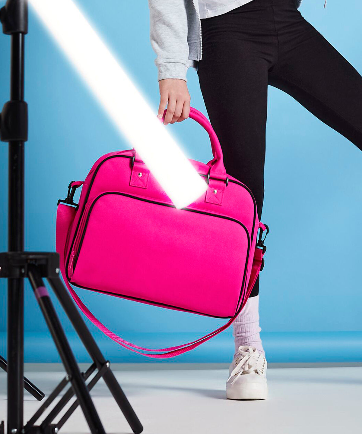 BagBase Junior dance bag Black/Fuchsia