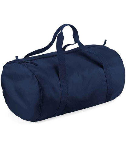 BagBase Packaway Barrel Bag in French Navy/French Navy