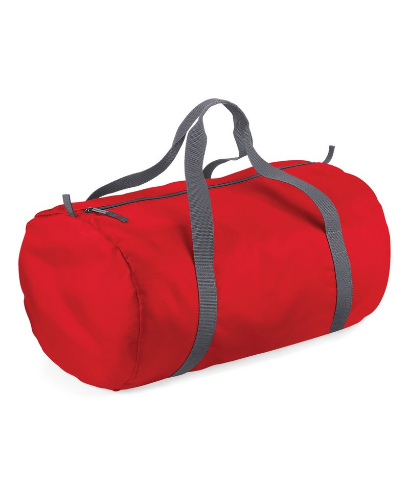 BagBase Packaway barrel bag Classic red