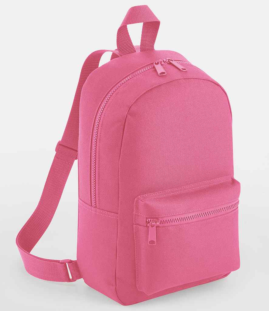 BagBase Mini Essential Fashion Backpack in Candy Pink