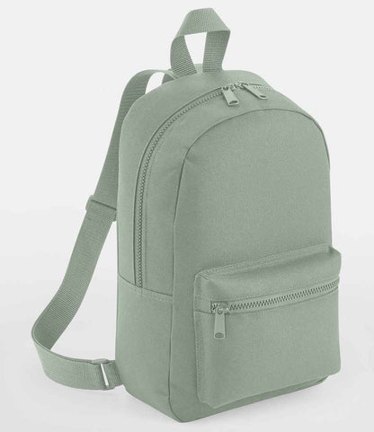 BagBase Mini Essential Fashion Backpack in Dusty Green